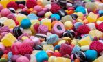 Colourful assorted childrens sweets and candy